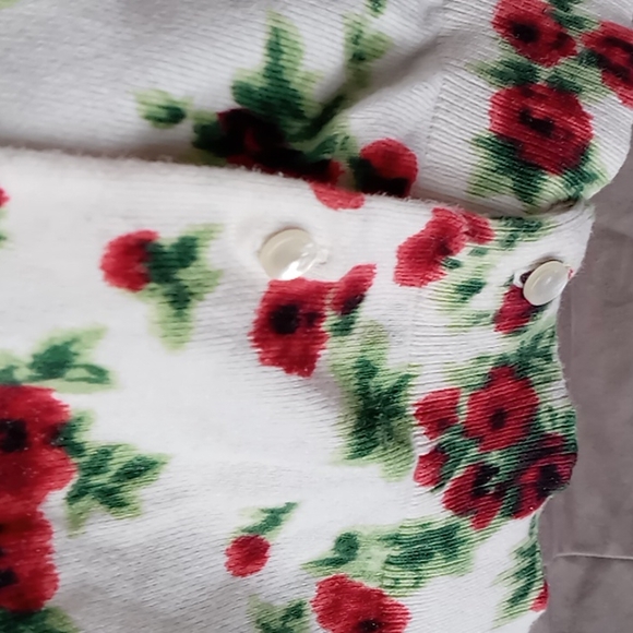 Cute Shabby Chic Button Down Sweater - Picture 3 of 6